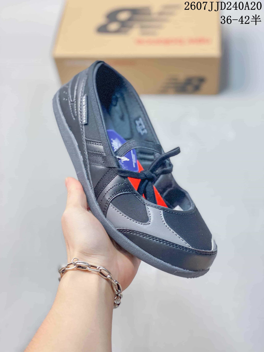 Women's New Balance Flat Breeze Mary Jane Sneakers 711260QQT - product image from the listing.