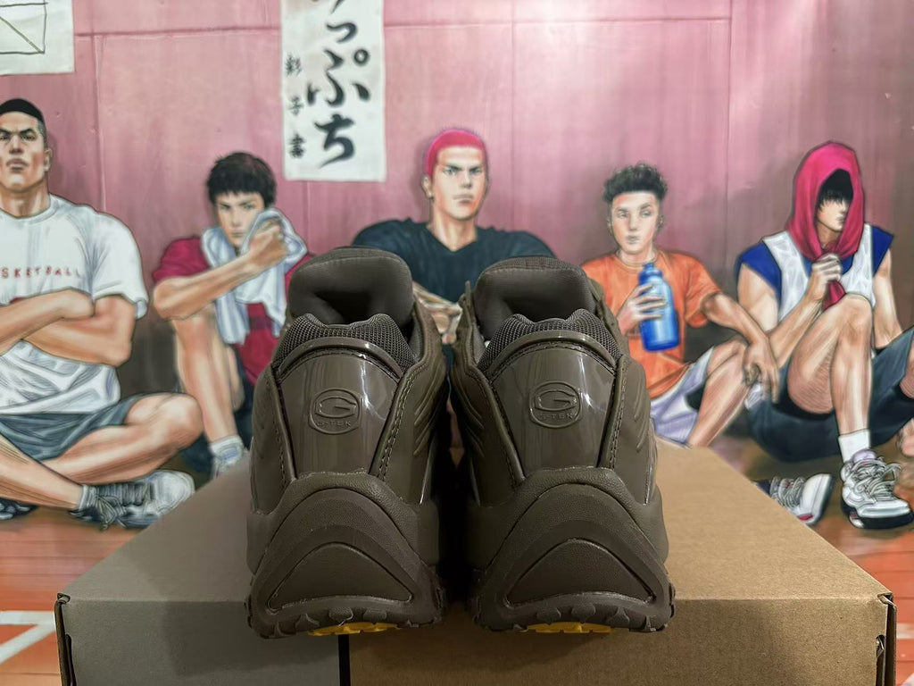 Brown E-Tek Low-Cut Sneakers - product image from the listing.