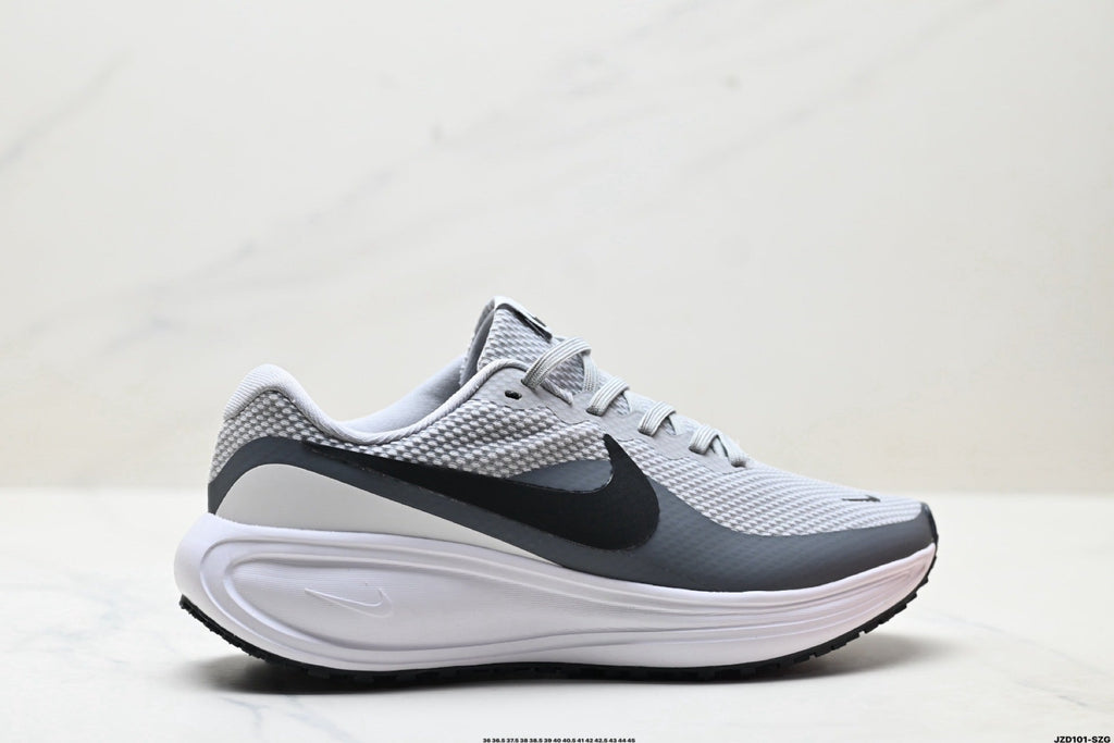 Nike Revolution 8 Running Shoes, in White and Gray - product image from the listing.