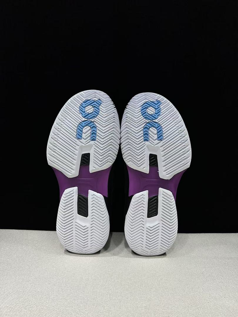 On The Roger Pro Fire Clay Tennis Shoes in Black Pink - product image from the listing.
