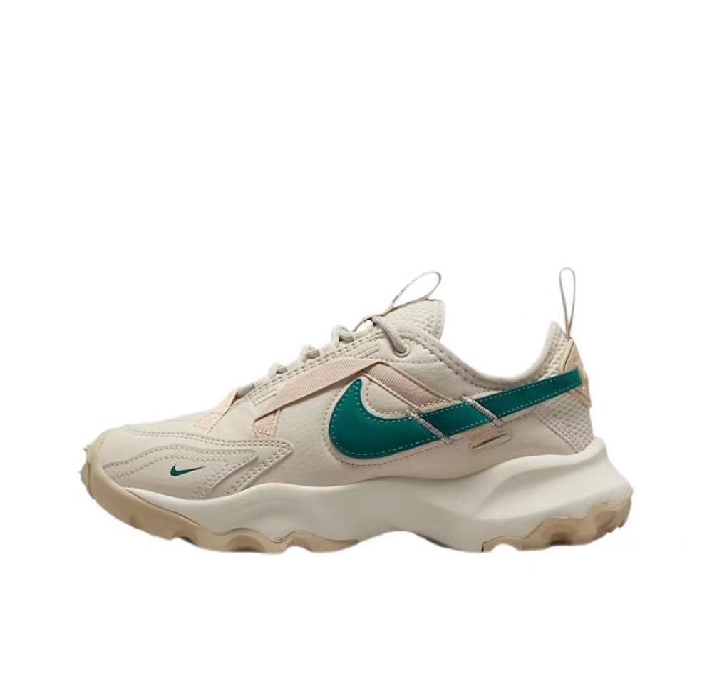 Cream and Green Nike DD9682-110 Sneakers - product image from the listing.