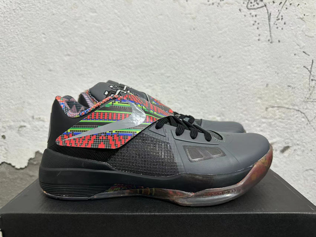Black and Multicolor Nike KD Basketball Shoes - product image from the listing.