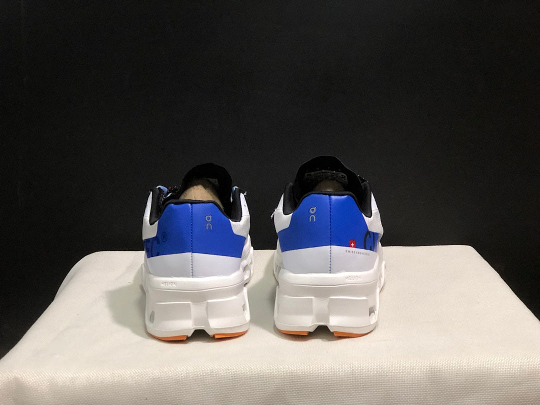 On Cloudmonster Sneakers in Mist in White and Blue - product image from the listing.