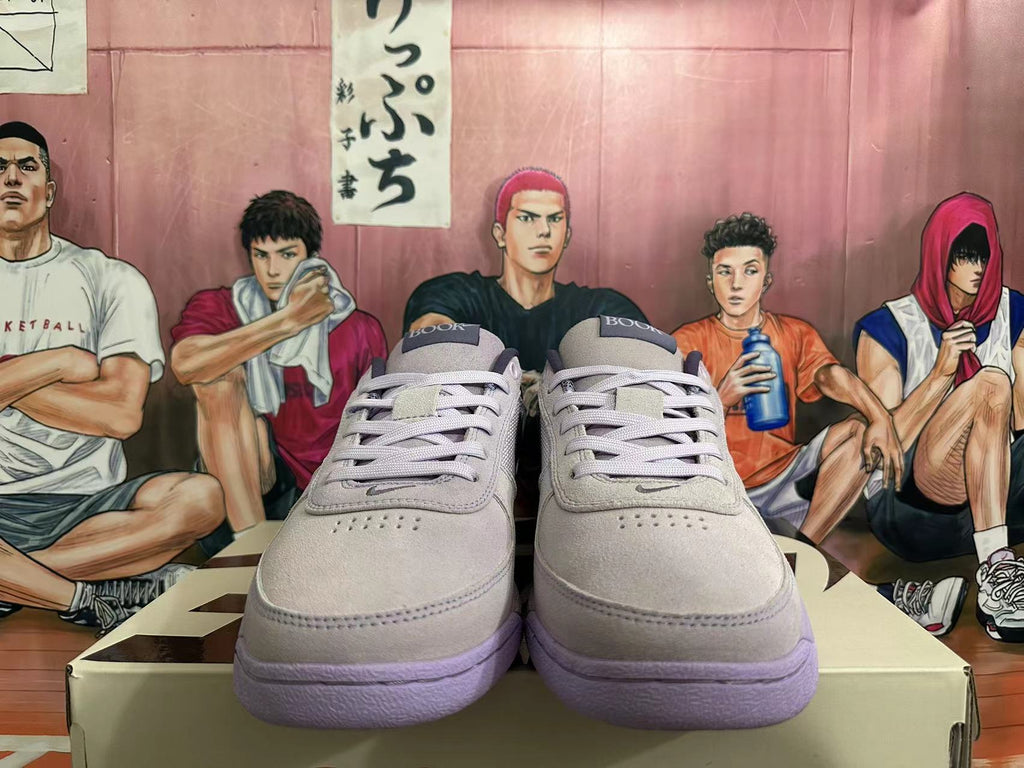 Nike Dunk Low x Cactus Plant Flea Market Sneakers in White Purple - product image from the listing.