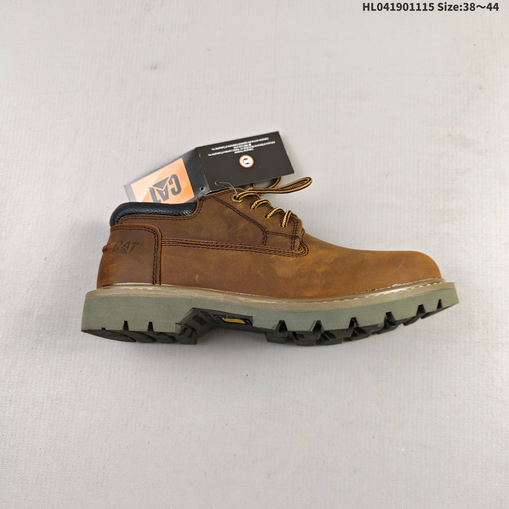 Brown Low-Cut Lace-Up Utility Boots HL041901115 by CAT - product image from the listing.