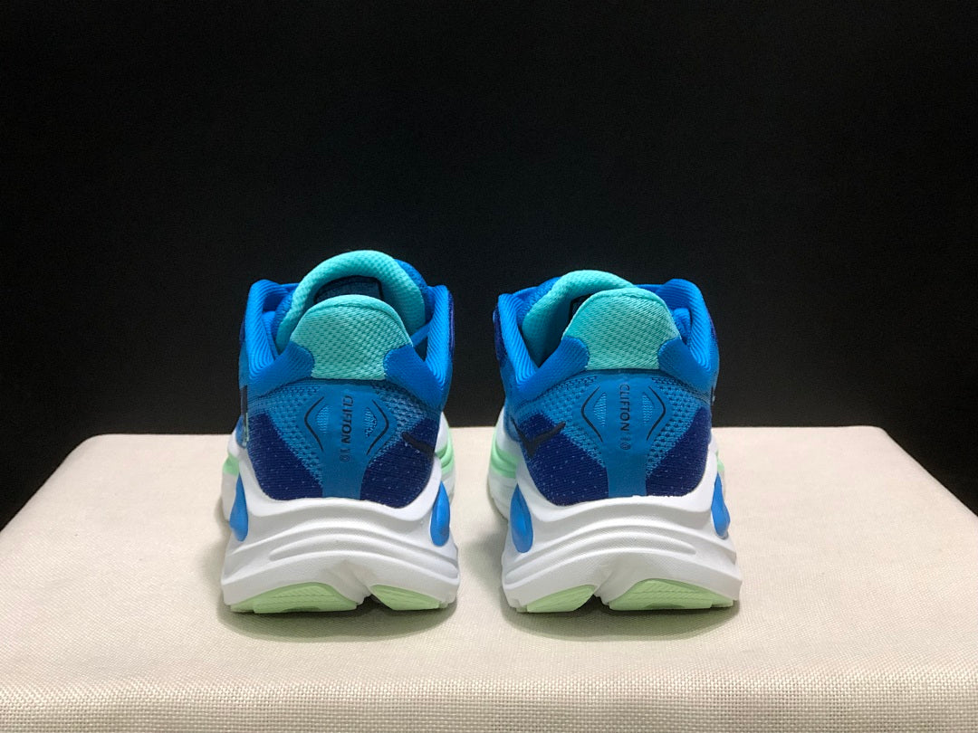 HOKA Clifton 10 Running Shoes in Blue - product image from the listing.