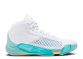 Guo Ailun X Air Jordan 38 PF White Clear Jade Footwear - product image from the listing.