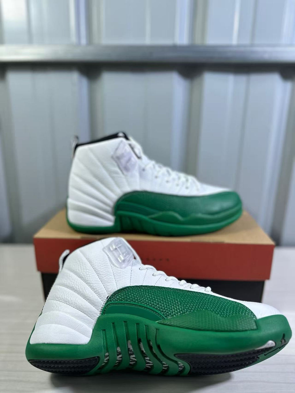 Air Jordan 12 Retro White Green CT8013-103 - product image from the listing.
