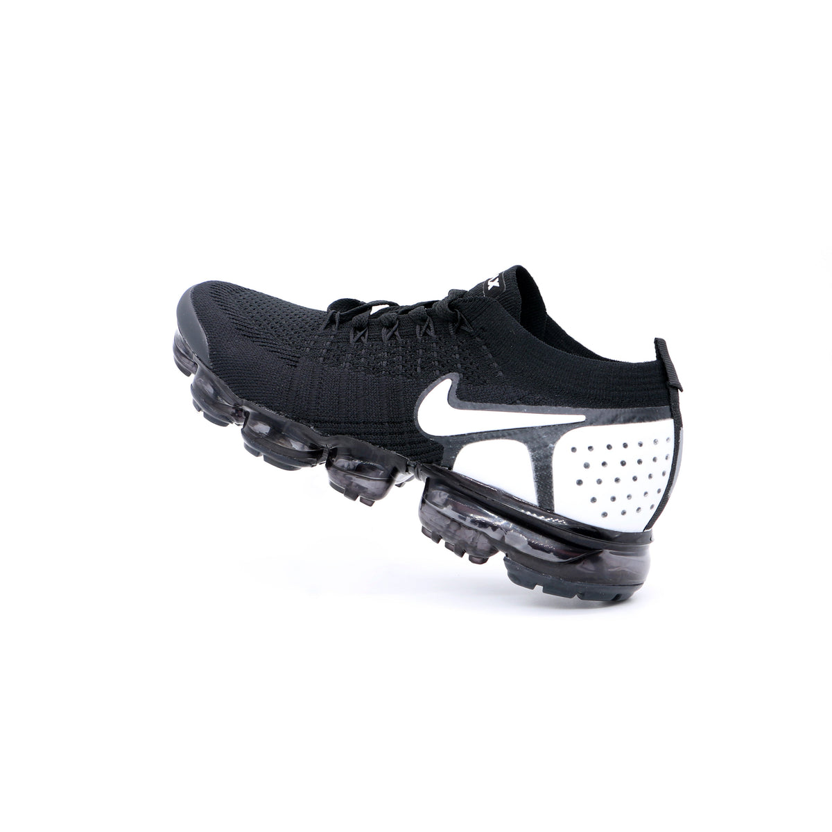Nike Air VaporMax 2018 Sneakers in Black White Knit 942842-010 - product image from the listing.