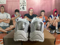 G-TEK Sneakers in White and Silver - product image from the listing.