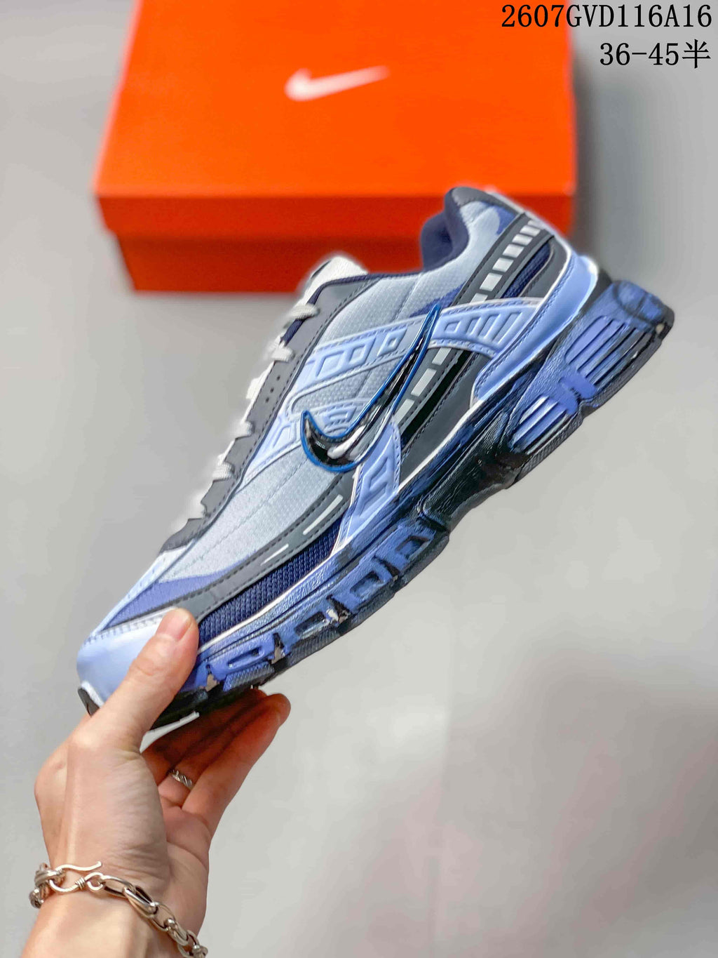 Nike Initiator Casual Sneakers in Blue Gray - product image from the listing.