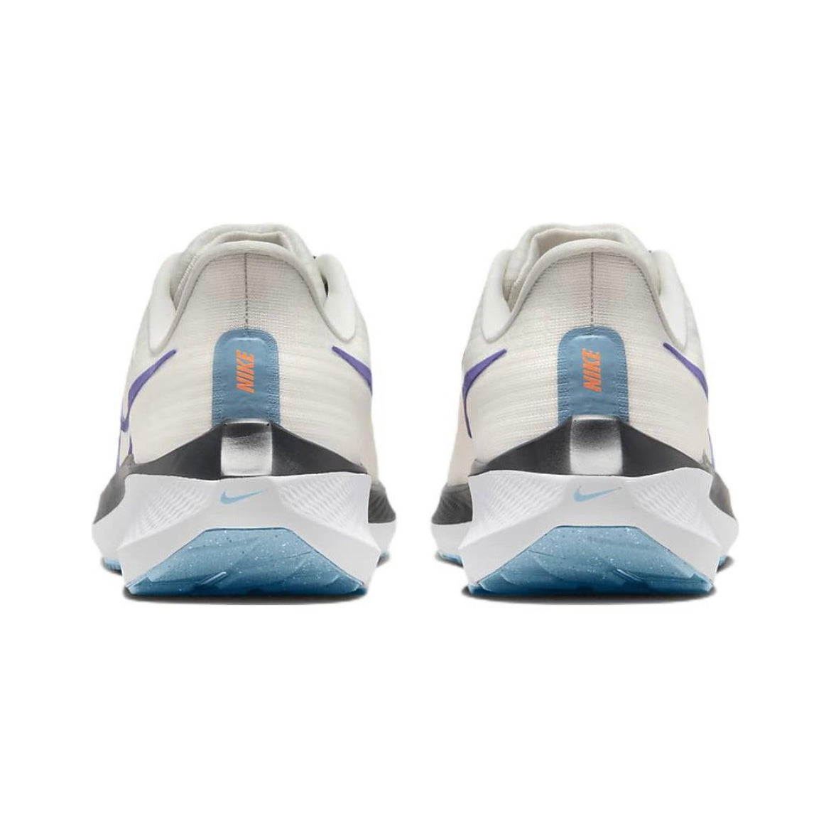 Nike Air Zoom Pegasus 39 Running Shoes in White Blue DH4071-006 - product image from the listing.