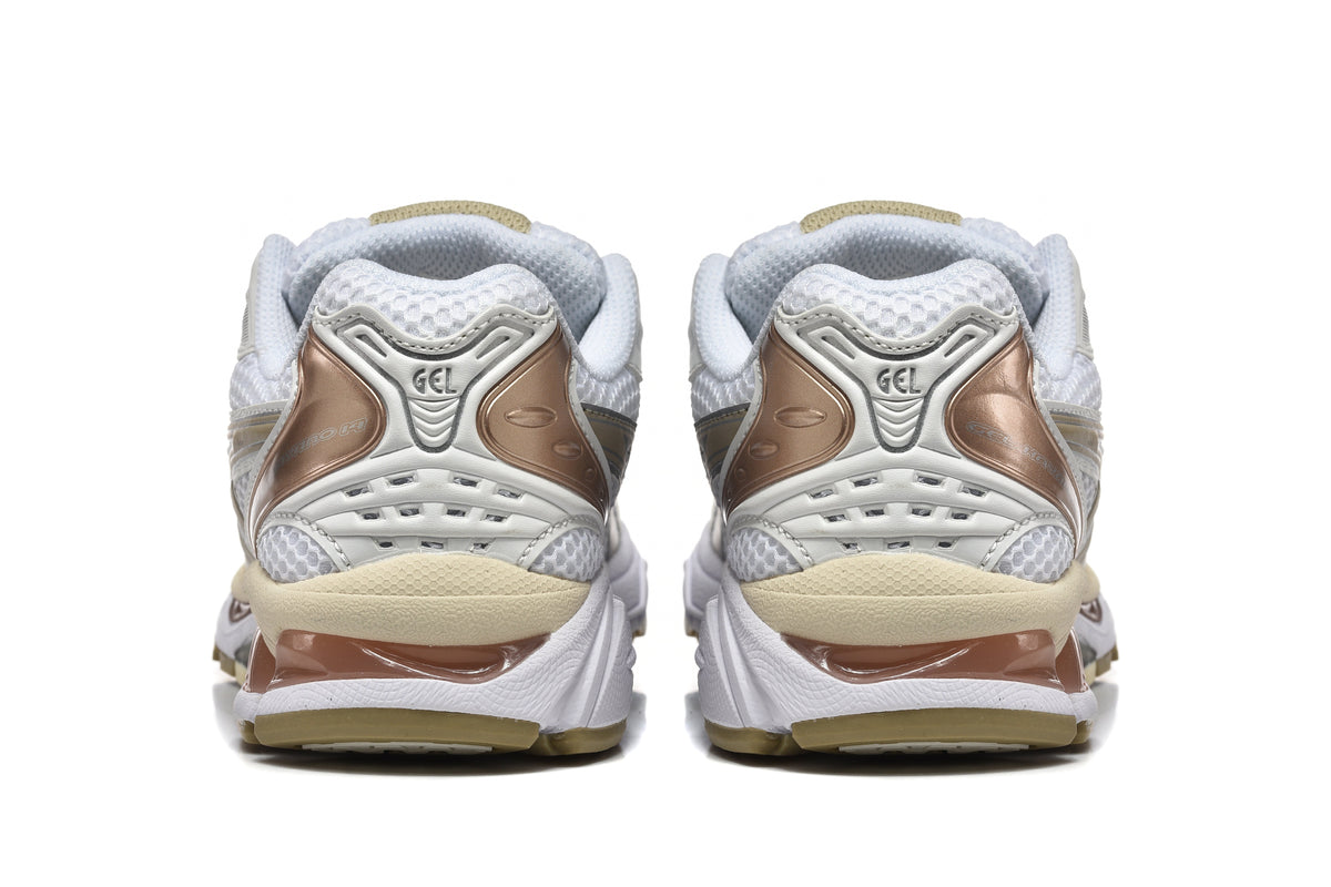 ASICS GEL-KAYANO 14 Sneakers in White Gold - product image from the listing.