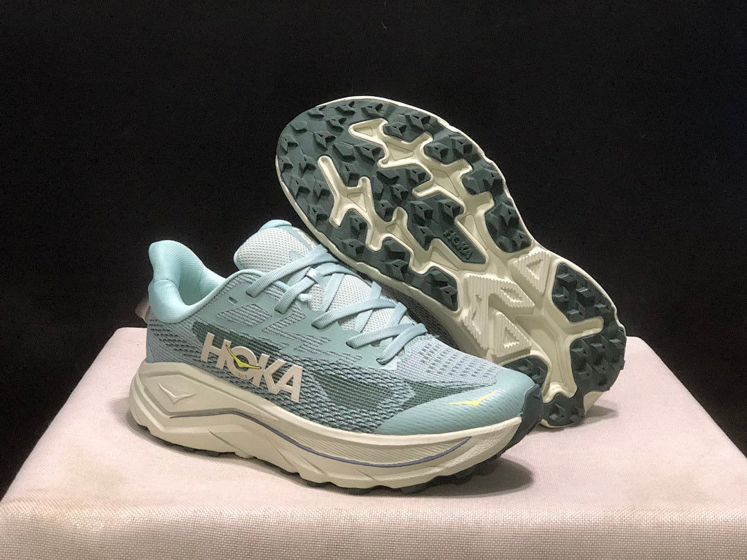 HOKA Challenger 8 Trail Running Shoes, in Pale Blue - product image from the listing.