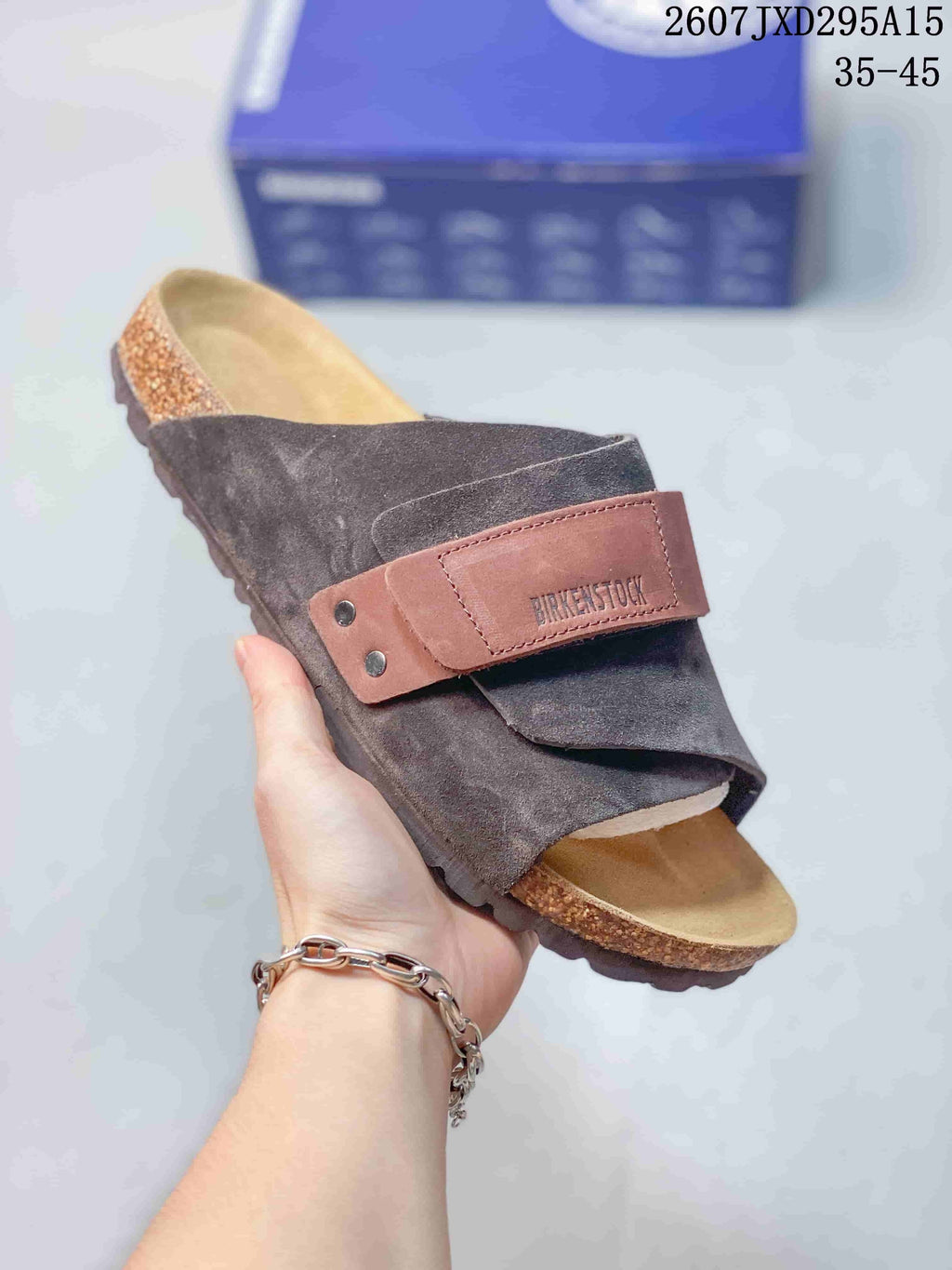 Boston Suede Clog Sandals Style 2607JXD295A15 by Birkenstock - product image from the listing.