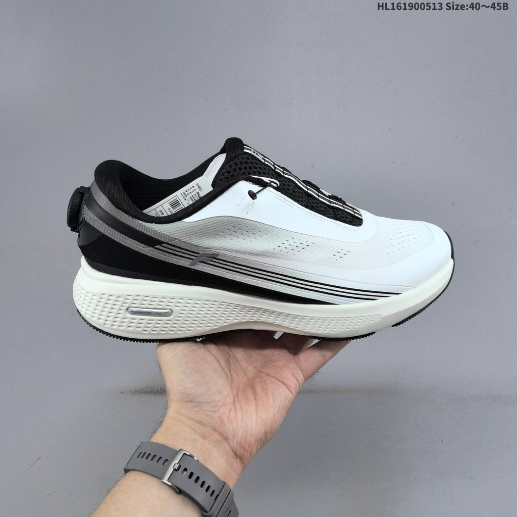 FILA Nuvole Run 3+ Running Shoes, in White and Black - product image from the listing.