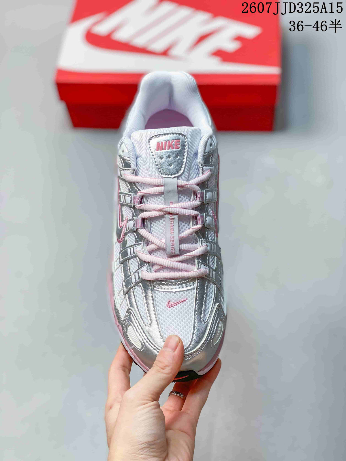 Nike P-6000 Running Sneakers in Silver Pink 2607JJD325A15 - product image from the listing.