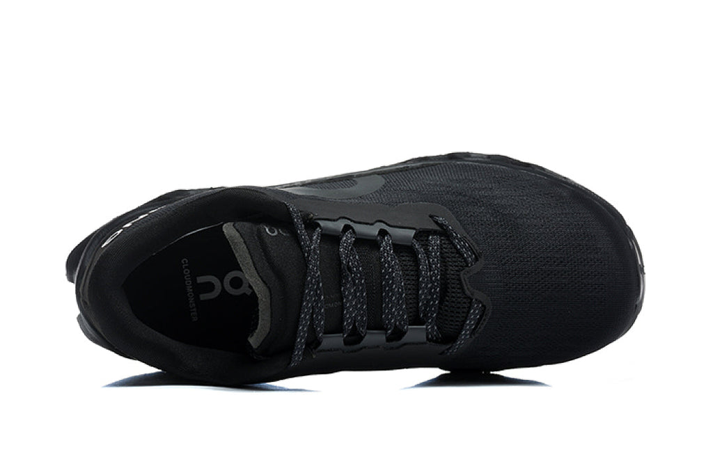 On Cloudmonster 3 Running Sneakers in Black - product image from the listing.