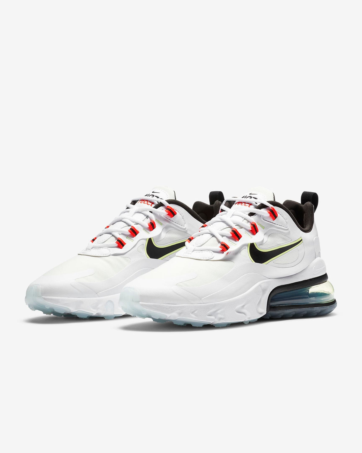 Nike Air Max 270 React Sneakers in White CZ6685-100 - product image from the listing.