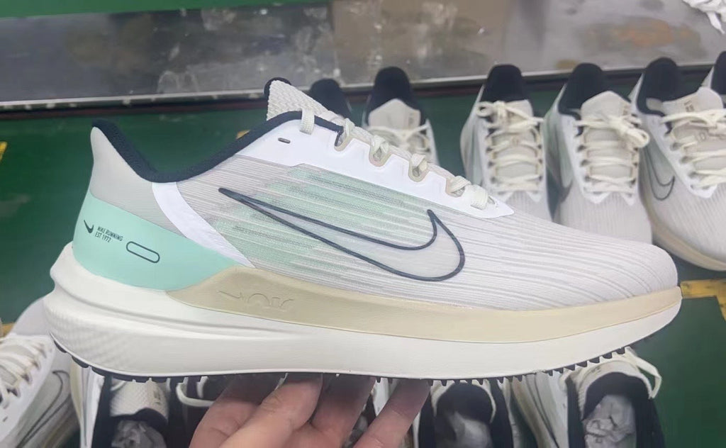 Nike Air Winflo 9 Running Shoes in White Mint DV9121-011 - product image from the listing.