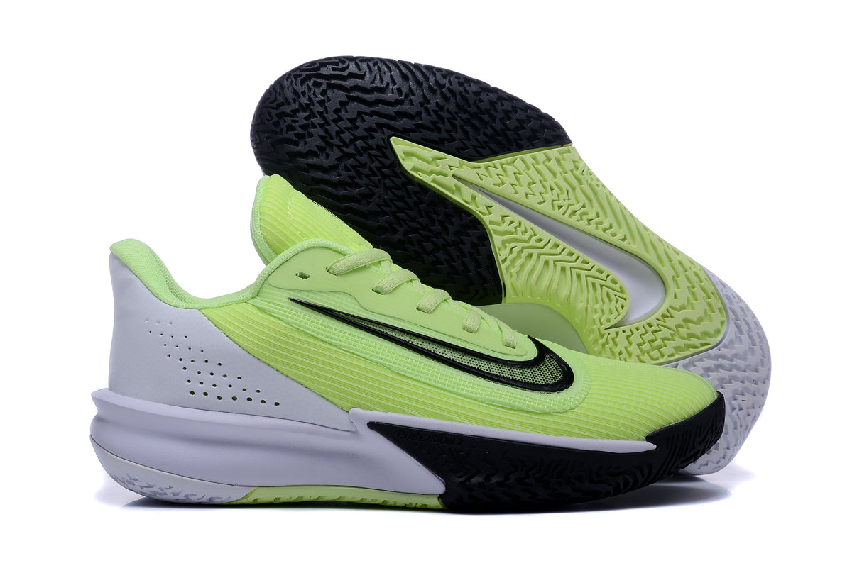 Nike Precision 7 Basketball Shoes, in Volt Yellow - product image from the listing.