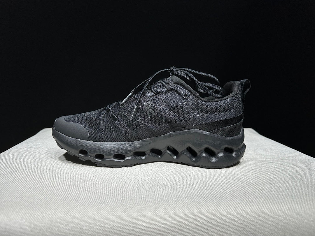 On Cloudsurfer Trail Trail Running Shoes in Black - product image from the listing.
