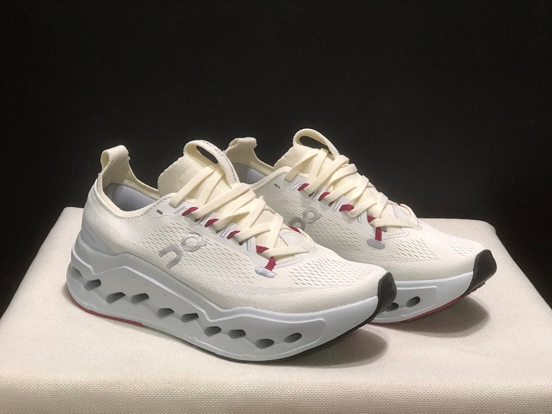 On Cloudsurfer Max Running Shoes in Ivory - product image from the listing.