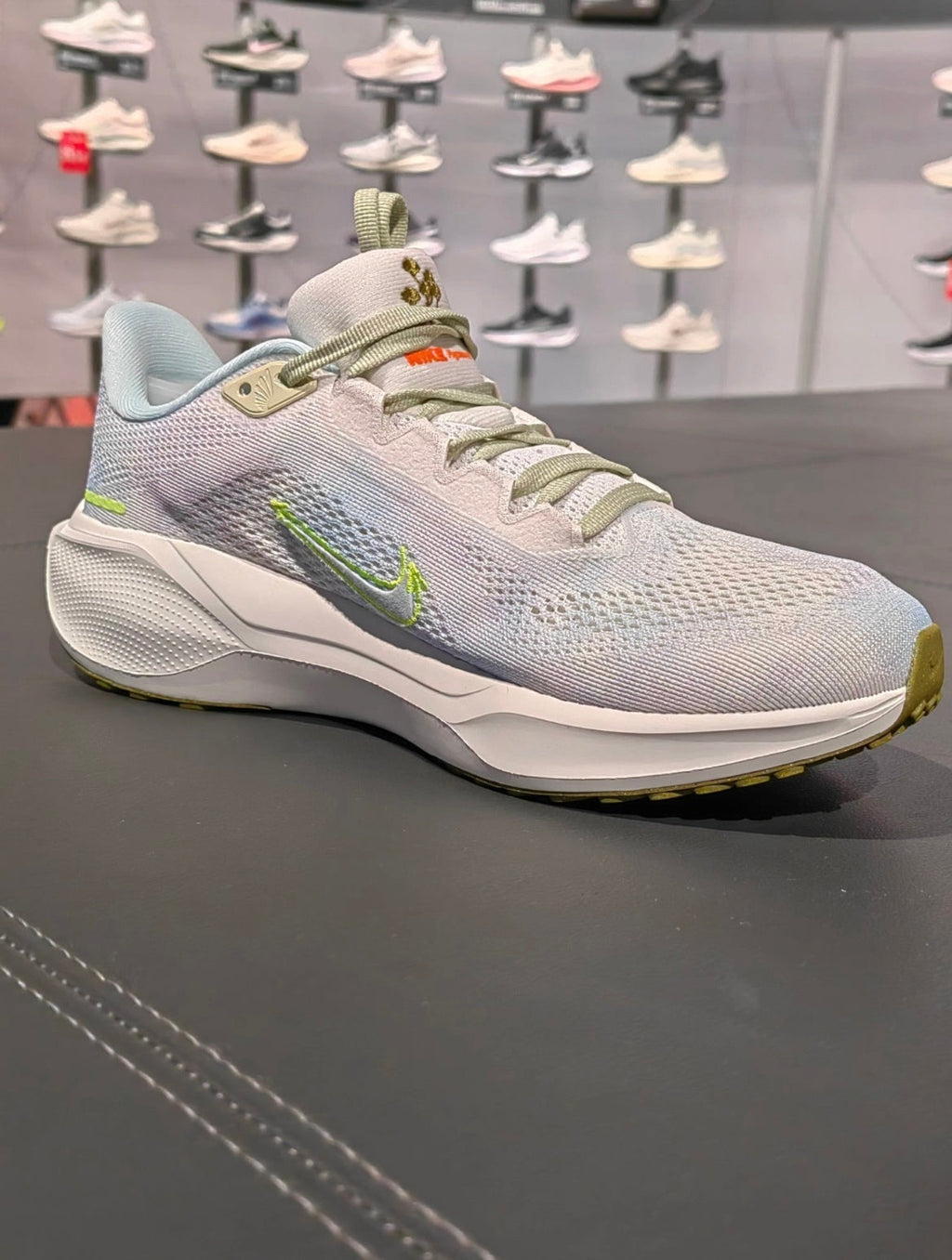 Nike Pegasus 41 Running Shoes in White and Green HQ3465-143 - product image from the listing.