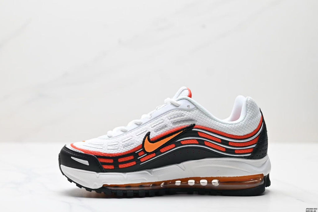 Nike Air Max 2021 Sneakers in White Orange Black - product image from the listing.