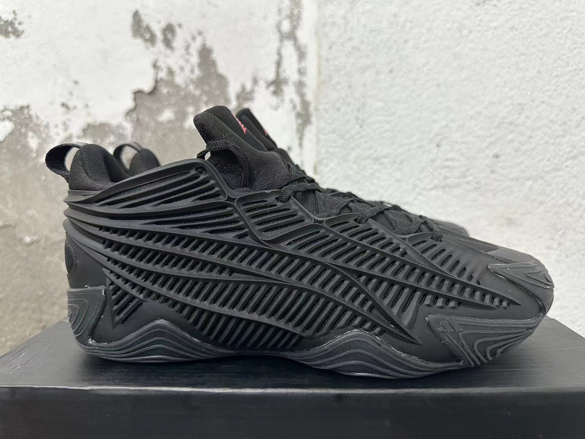 Adidas Black Trainers with Sculpted Side Panels - product image from the listing.