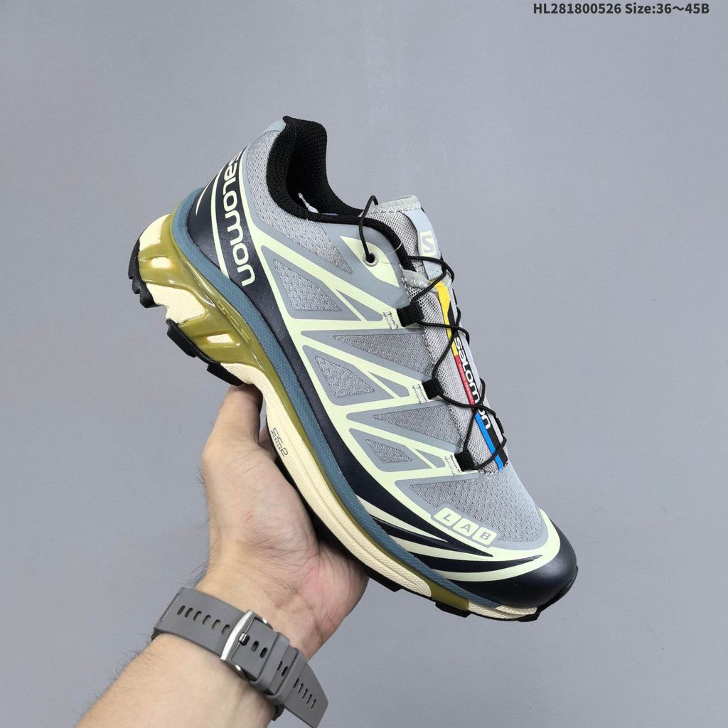 Salomon XT-6 Expanse Trail Running Sneakers in Grey - product image from the listing.