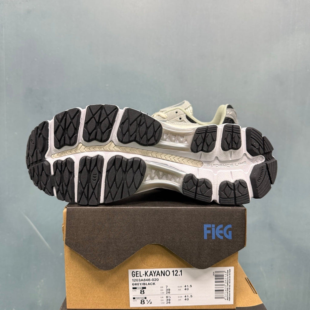 ASICS GEL-KAYANO 12.1 Sneakers in Grey Black 1203A846-020 - product image from the listing.