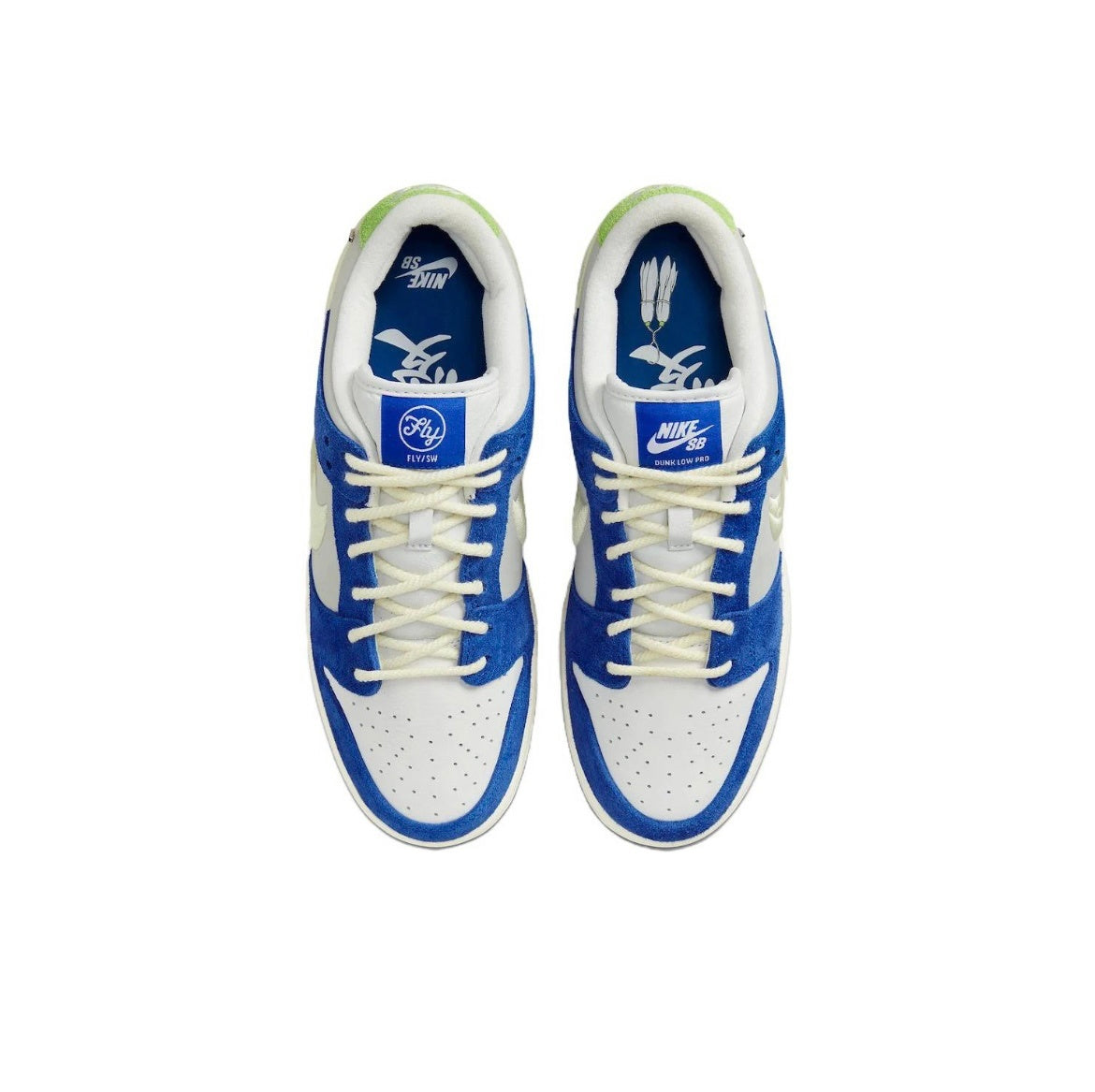 Nike SB Dunk Low Fly Streetwear Gardenia in Blue DQ5130-400 - product image from the listing.