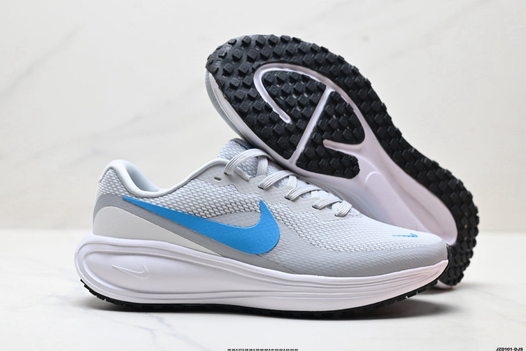Nike Revolution 8 Running Shoes, in White and Blue - product image from the listing.