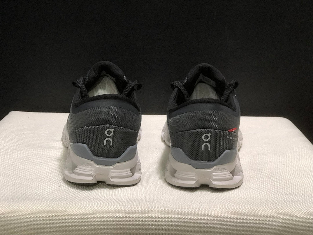 Black and Dark Grey On Cloud X 4 Sneakers - product image from the listing.