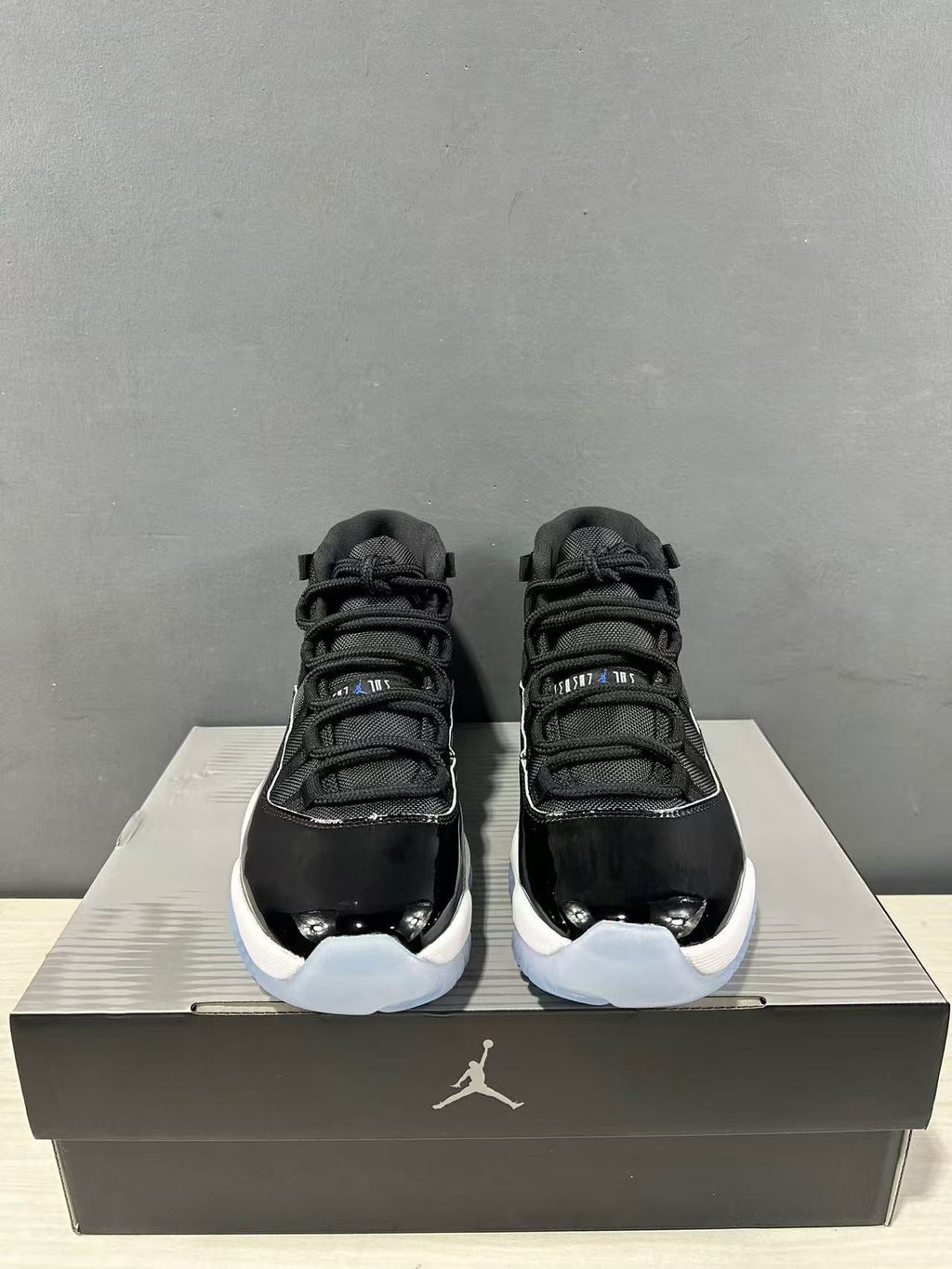 Air Jordan 11 Retro High Black Blue Sneakers CT8012-900 - product image from the listing.