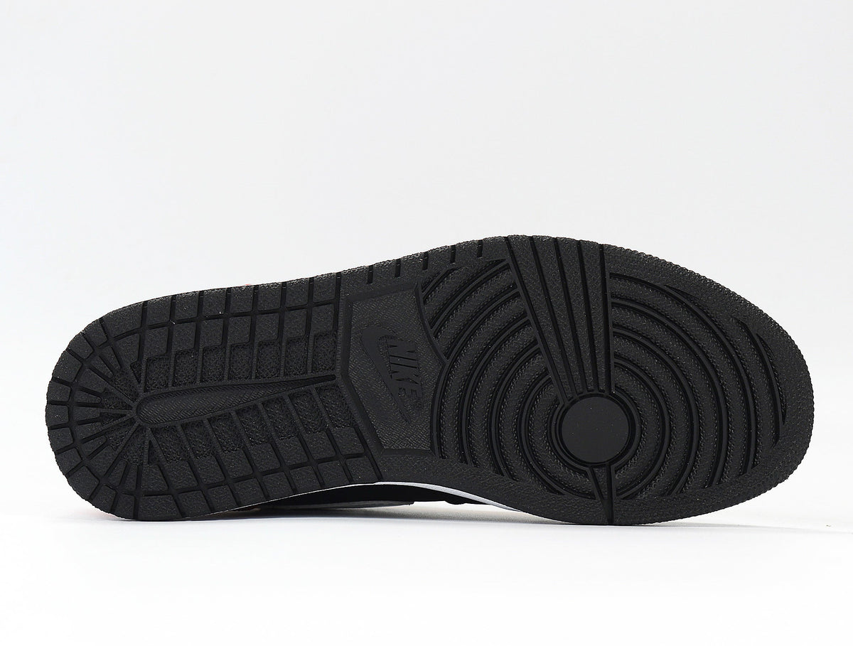Jordan 1 Low Sneakers in Black Yellow Red 852542-087 - product image from the listing.