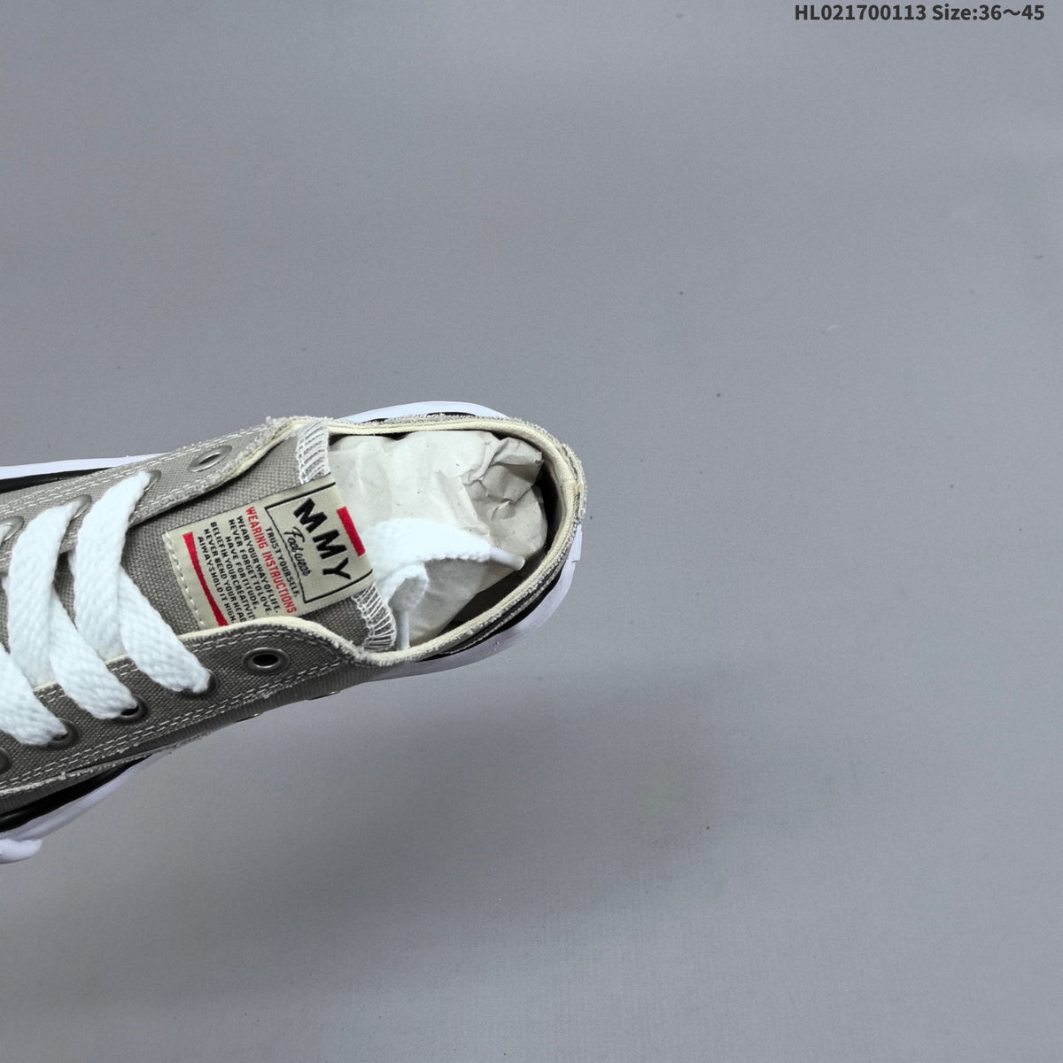 Maison Mihara Yasuhiro Original Sole Canvas Low Trainers - product image from the listing.