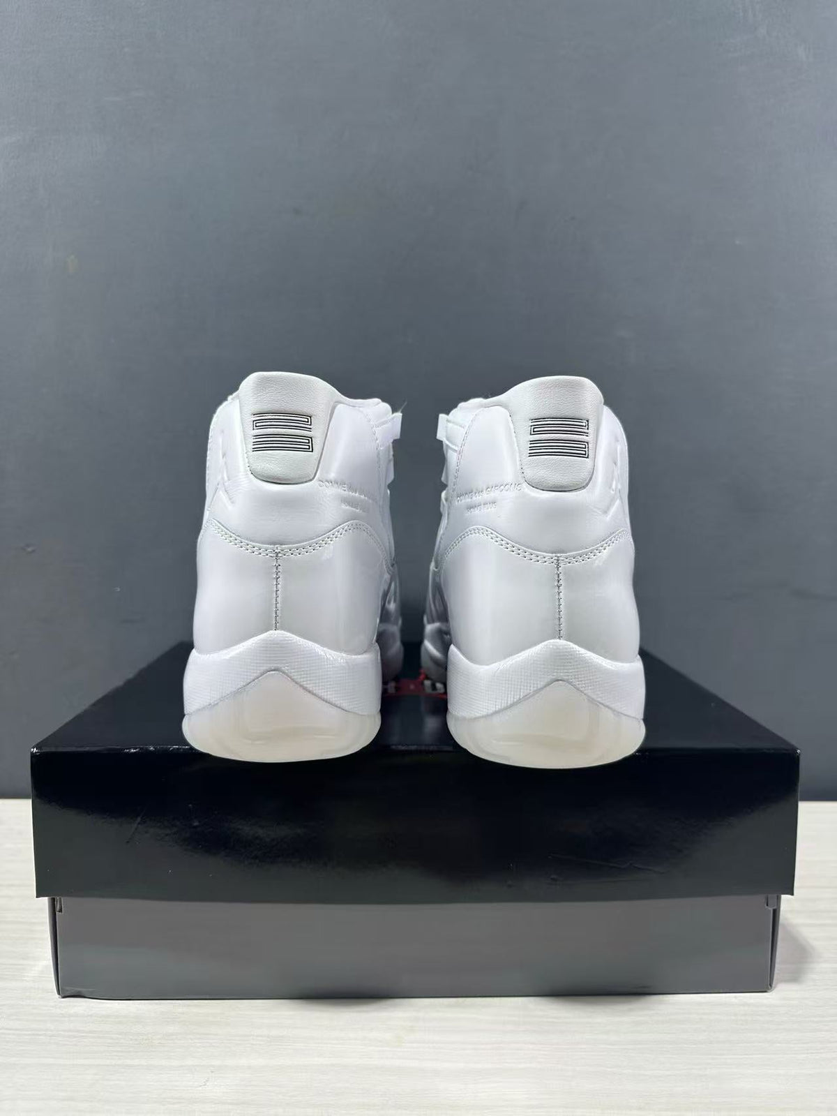 Air Jordan 11 Retro All-White High-Top Sneakers - product image from the listing.