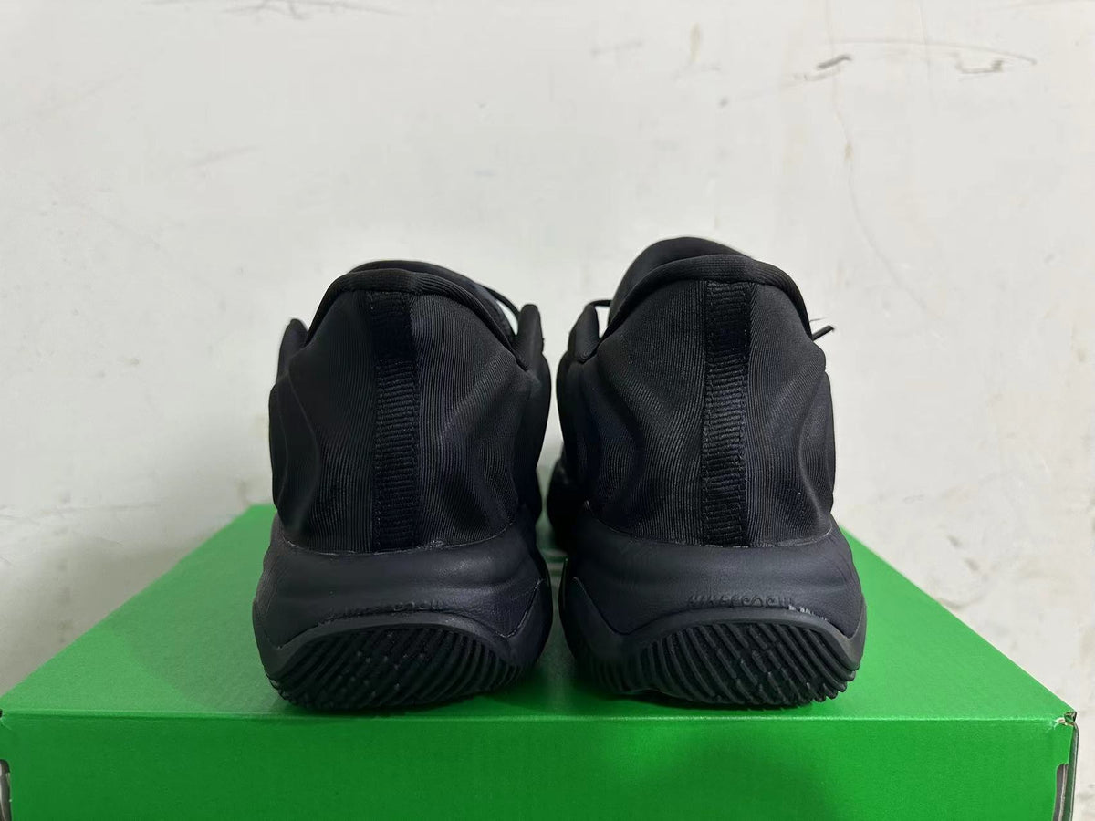 Nike Black Basketball Footwear with White Swoosh - product image from the listing.