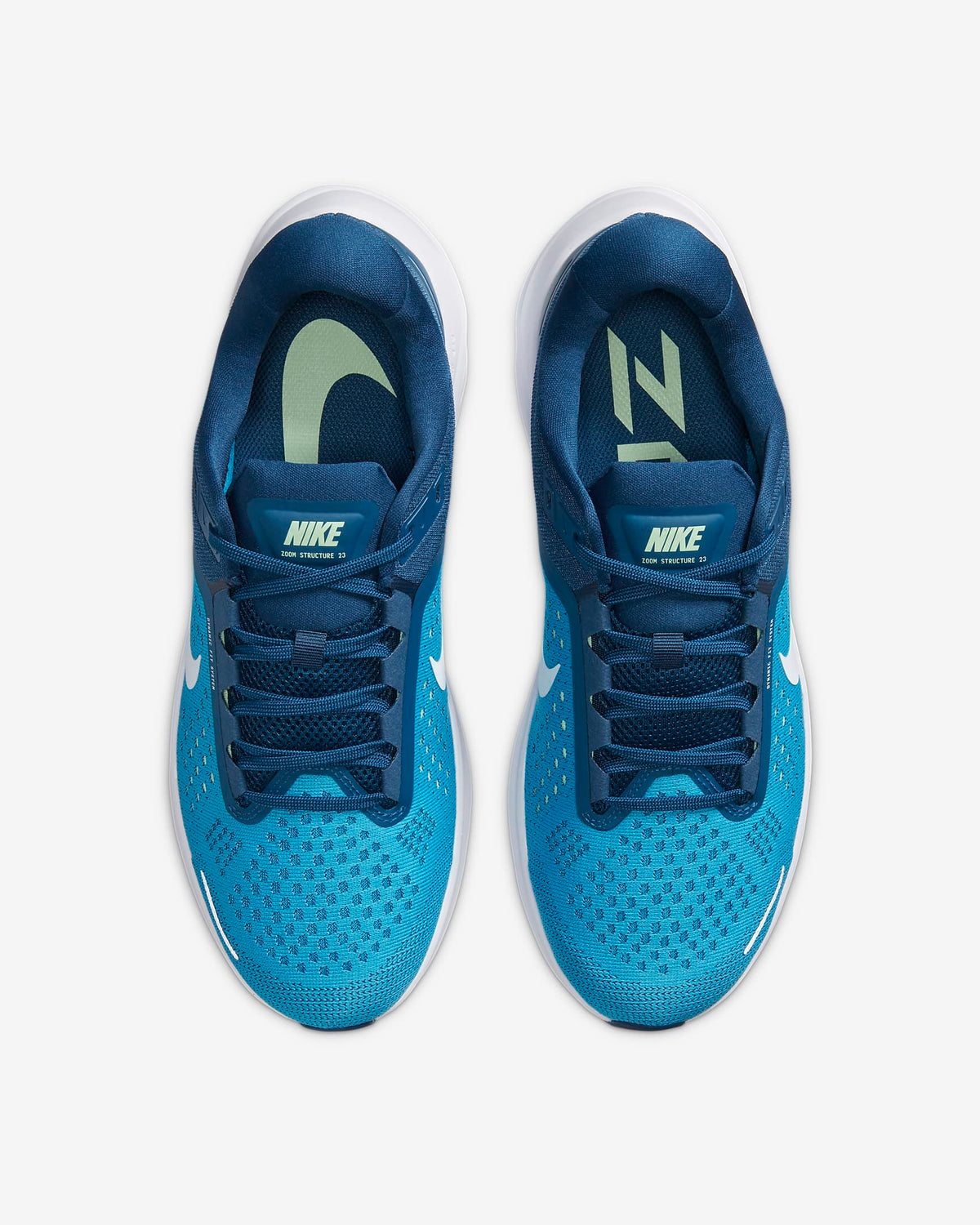 Nike Air Zoom Structure 23 Running Shoes in Blue CZ6720-401 - product image from the listing.