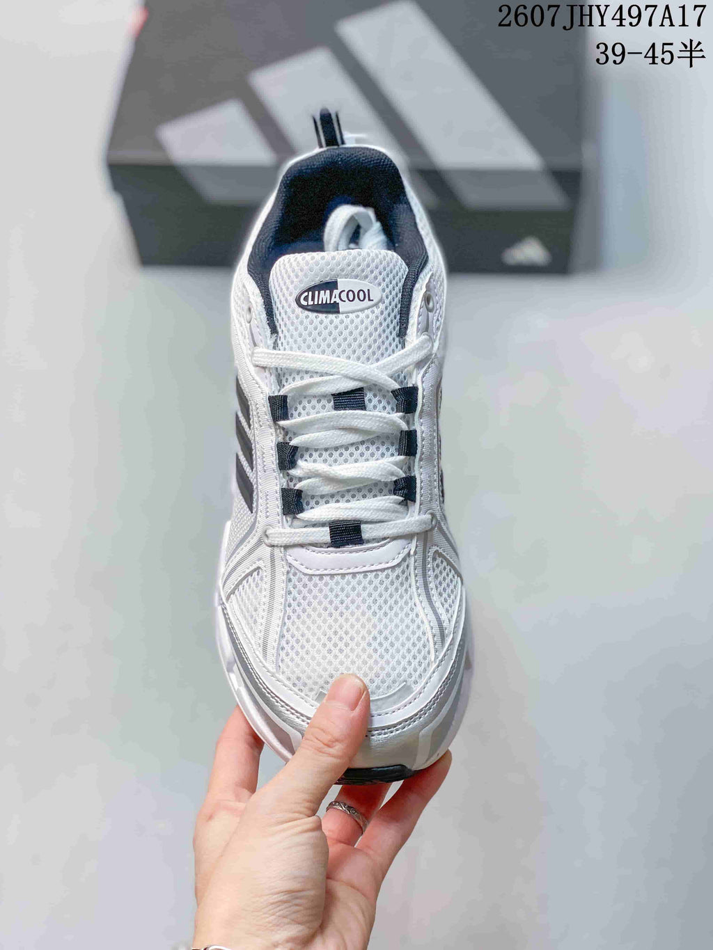 Adidas Climacool Ventage Sneakers in White Black Silver 2607JHY497A17 - product image from the listing.