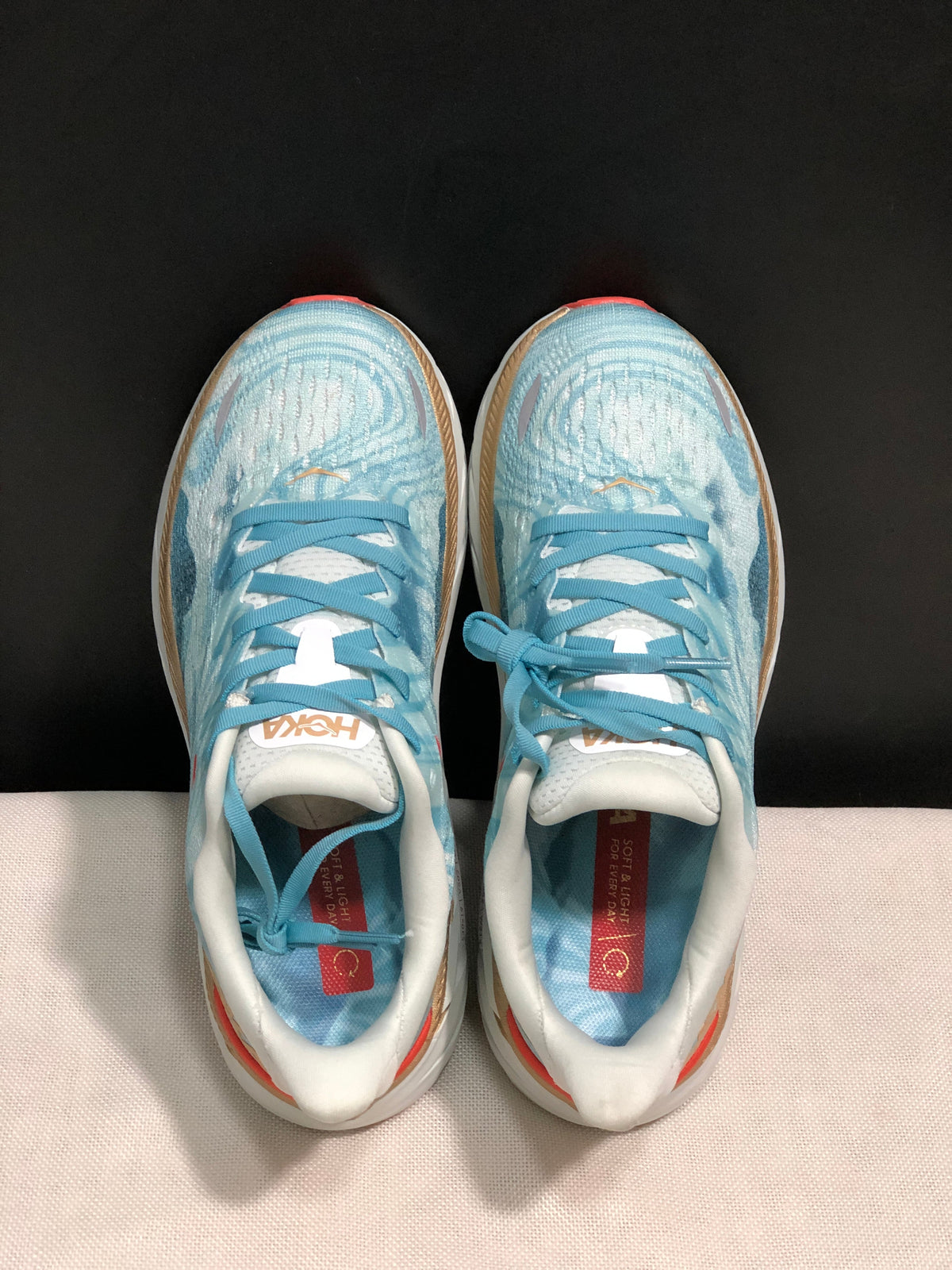 HOKA Clifton 8 Ink Wash Shoes for Running - product image from the listing.