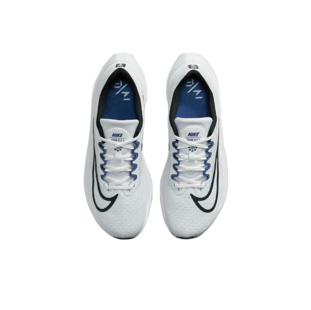 Nike Zoom Fly 5 Running Shoes in White Black DZ2769-101 - product image from the listing.