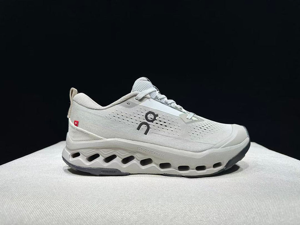 Gray and White On Cloudsurfer Trail 2 Shoes - product image from the listing.