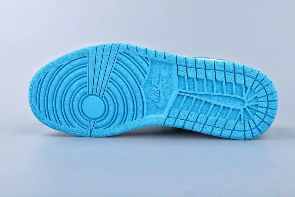 UNC Blue and White Sneakers 401 - Jordan 1 Low SB - product image from the listing.