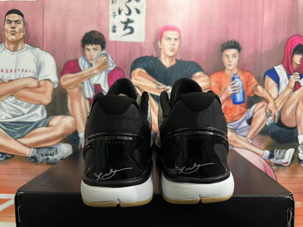 Grey and Brown Nike Kobe 6 Basketball Shoes - product image from the listing.
