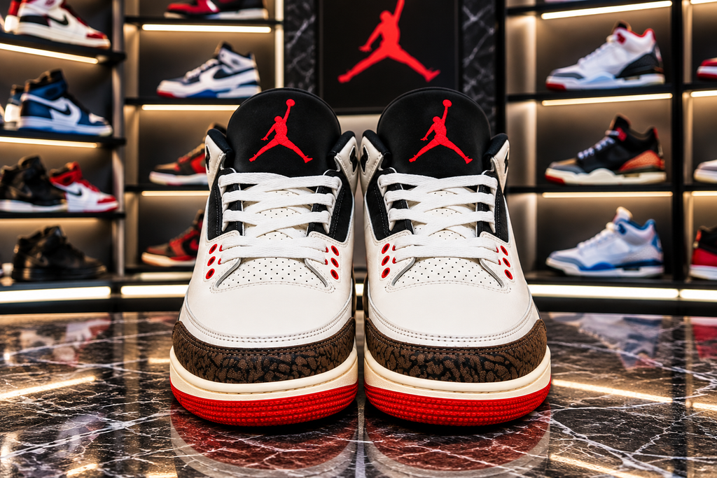 'World's Best Dad' - Air Jordan 3 Retro OG - product image from the listing.
