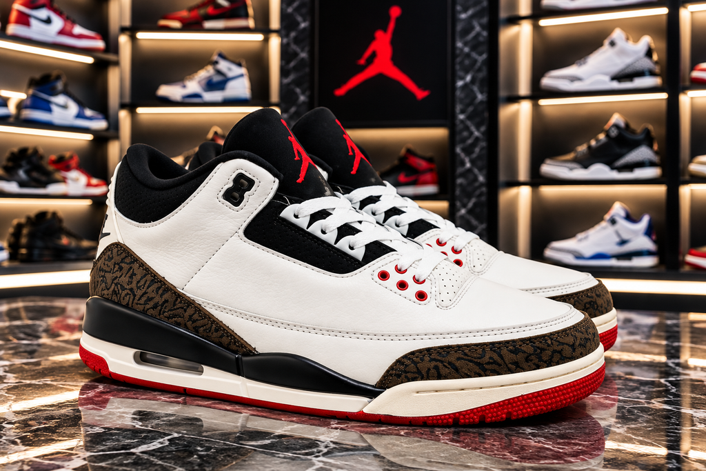 'World's Best Dad' - Air Jordan 3 Retro OG - product image from the listing.