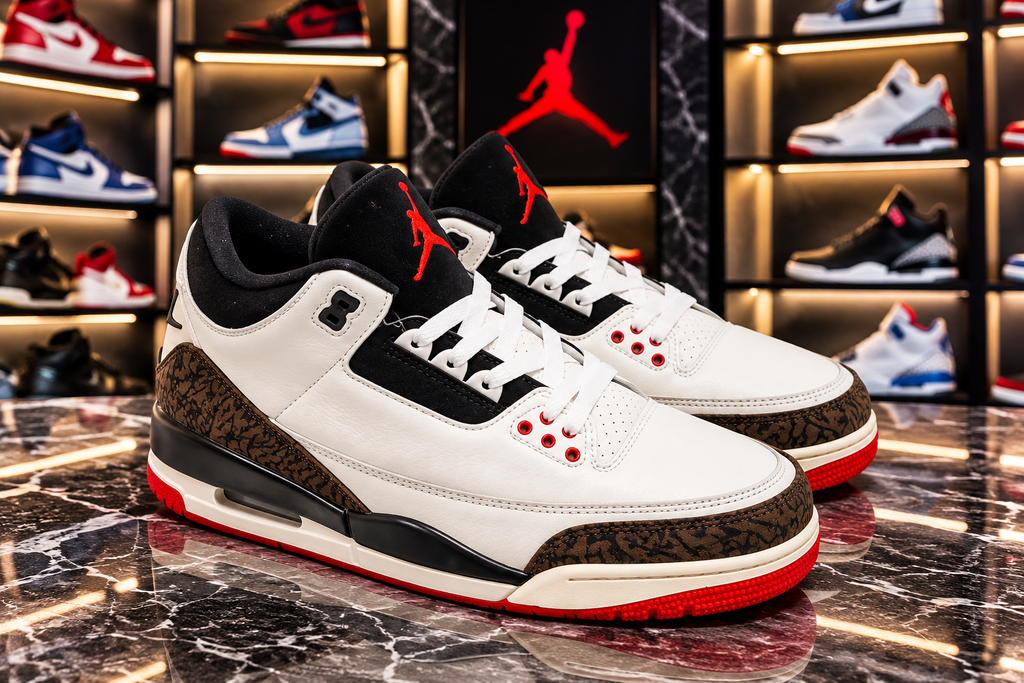 'World's Best Dad' - Air Jordan 3 Retro OG - product image from the listing.